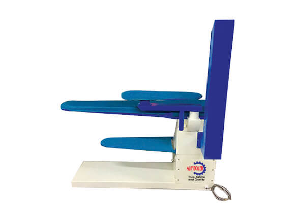 Alif Boiler AVT Vacuuming Iron Double Arm Table – dual arm for high-volume knit garment finishing