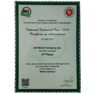 Award , alif boiler